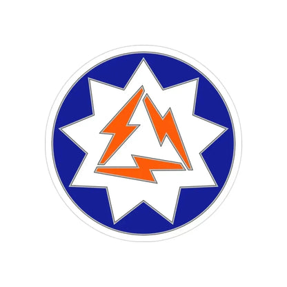 93 Signal Brigade (U.S. Army) REVERSE PRINT Transparent Die-Cut STICKER - The Sticker Space