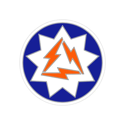 93 Signal Brigade (U.S. Army) REVERSE PRINT Transparent Die-Cut STICKER - The Sticker Space