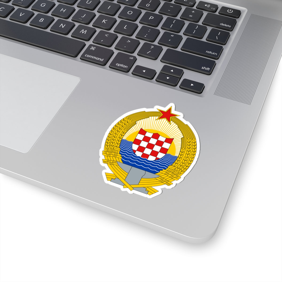 Coat of Arms of the Socialist Republic of Croatia - STICKER Vinyl Kiss-Cut Decal