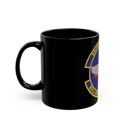 931 Aerospace Medicine Squadron AFRC (U.S. Air Force) Black Coffee Mug-The Sticker Space