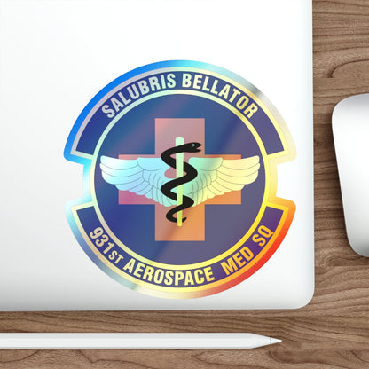 931 Aerospace Medicine Squadron AFRC (U.S. Air Force) Holographic STICKER Die-Cut Vinyl Decal-The Sticker Space