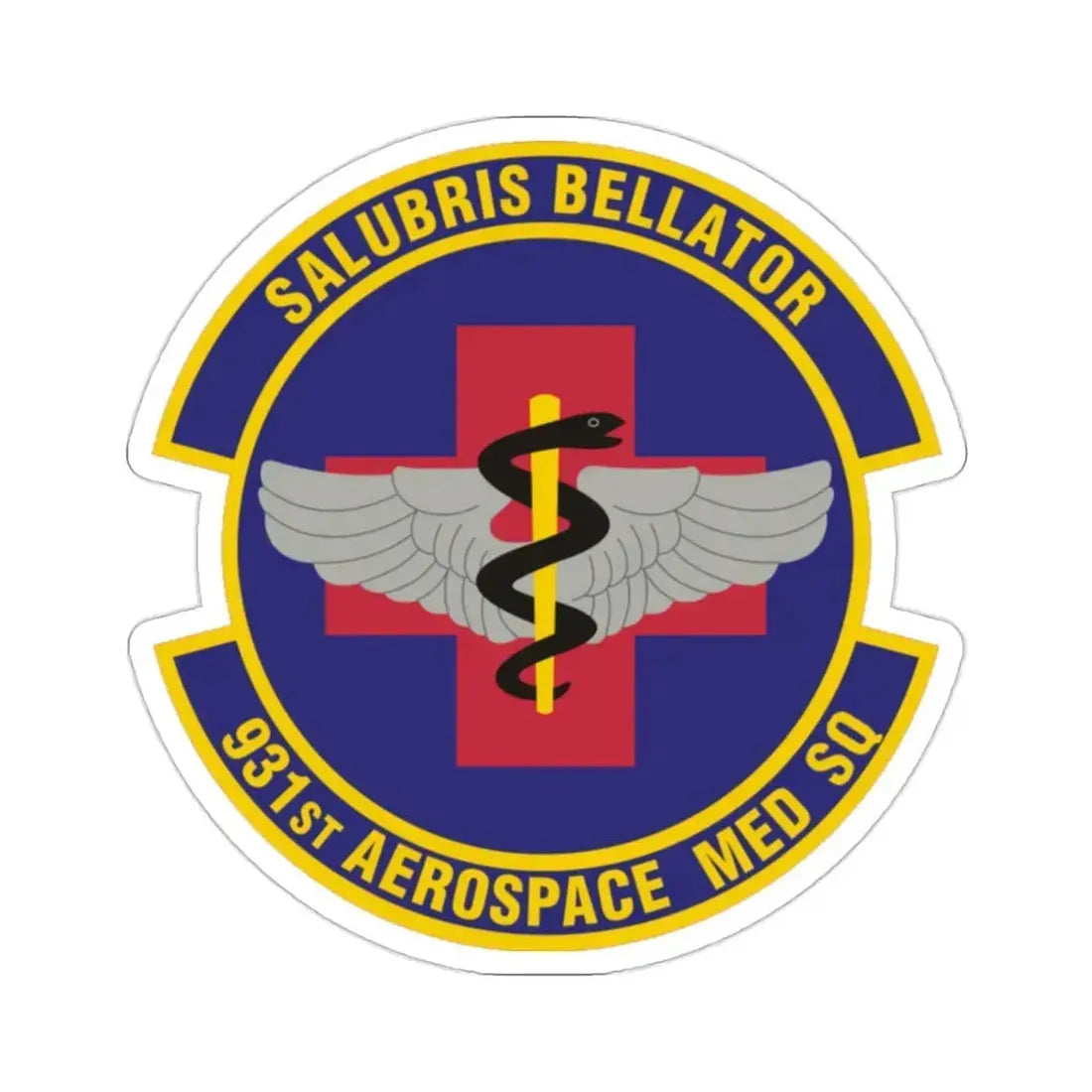 931 Aerospace Medicine Squadron AFRC (U.S. Air Force) STICKER Vinyl Die-Cut Decal 2 Inch - The Sticker Space