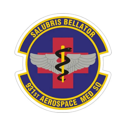 931 Aerospace Medicine Squadron AFRC (U.S. Air Force) STICKER Vinyl Die-Cut Decal 3 Inch - The Sticker Space
