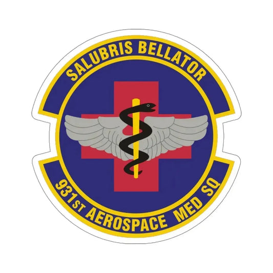 931 Aerospace Medicine Squadron AFRC (U.S. Air Force) STICKER Vinyl Die-Cut Decal 6 Inch - The Sticker Space