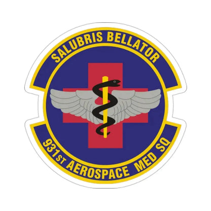 931 Aerospace Medicine Squadron AFRC (U.S. Air Force) STICKER Vinyl Die-Cut Decal - The Sticker Space