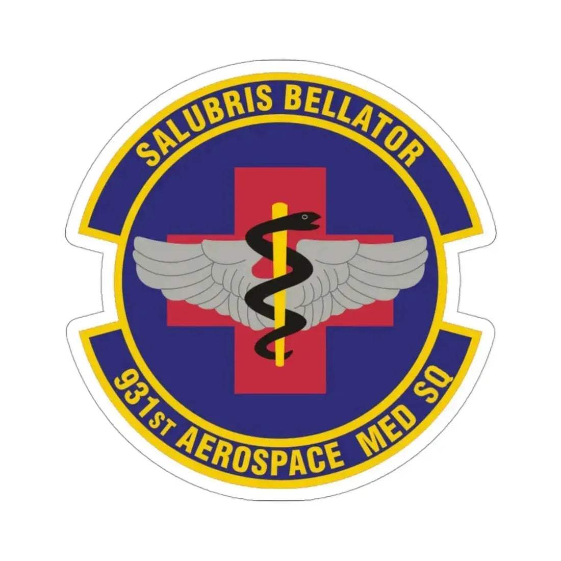 931 Aerospace Medicine Squadron AFRC (U.S. Air Force) STICKER Vinyl Die-Cut Decal - The Sticker Space