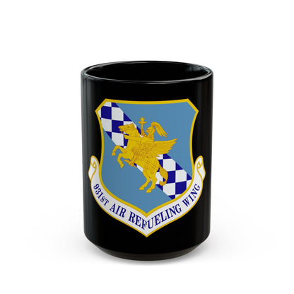 931 Air Refueling Wing AFRC (U.S. Air Force) Black Coffee Mug-15oz-The Sticker Space