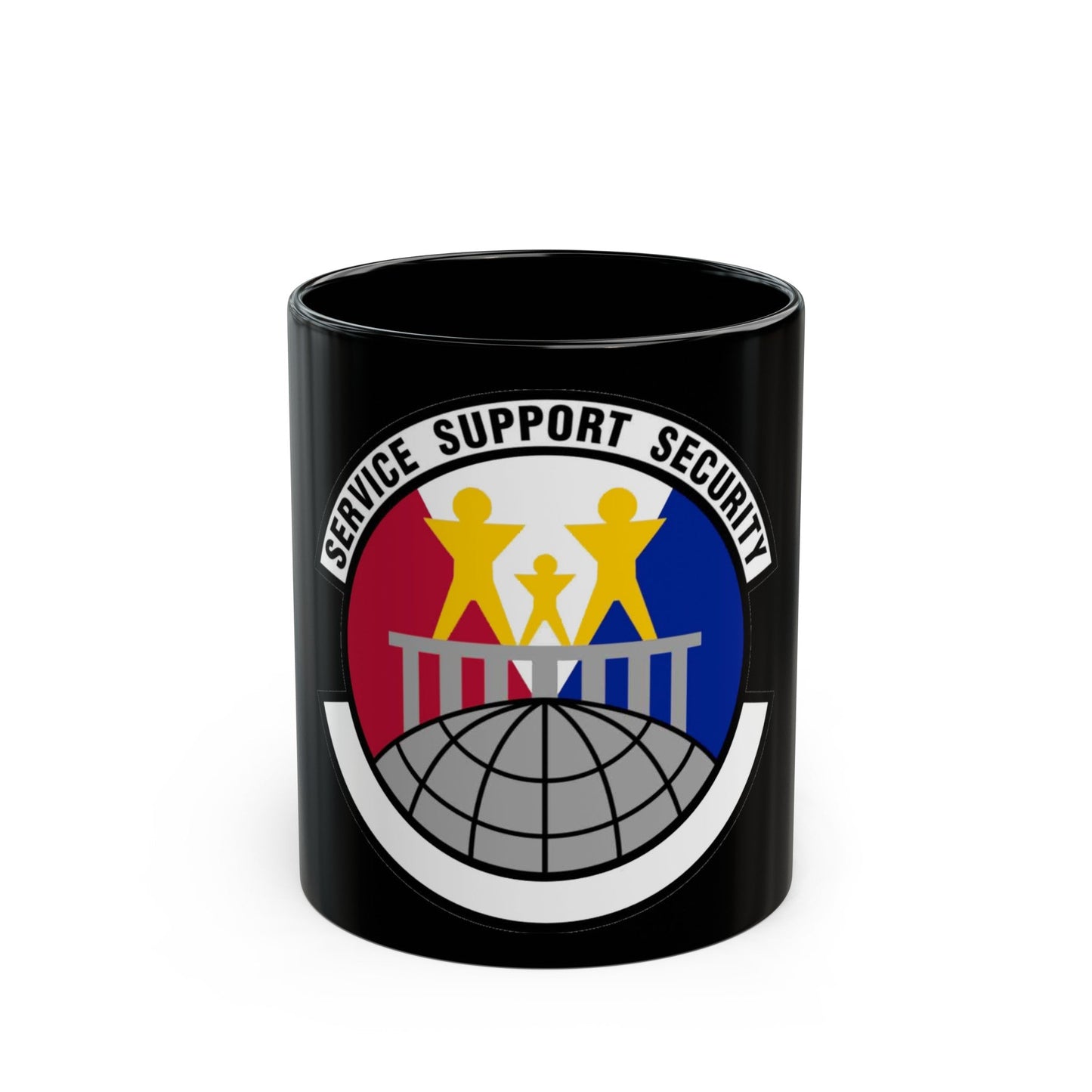 931 Force Support Squadron AFRC (U.S. Air Force) Black Coffee Mug-11oz-The Sticker Space