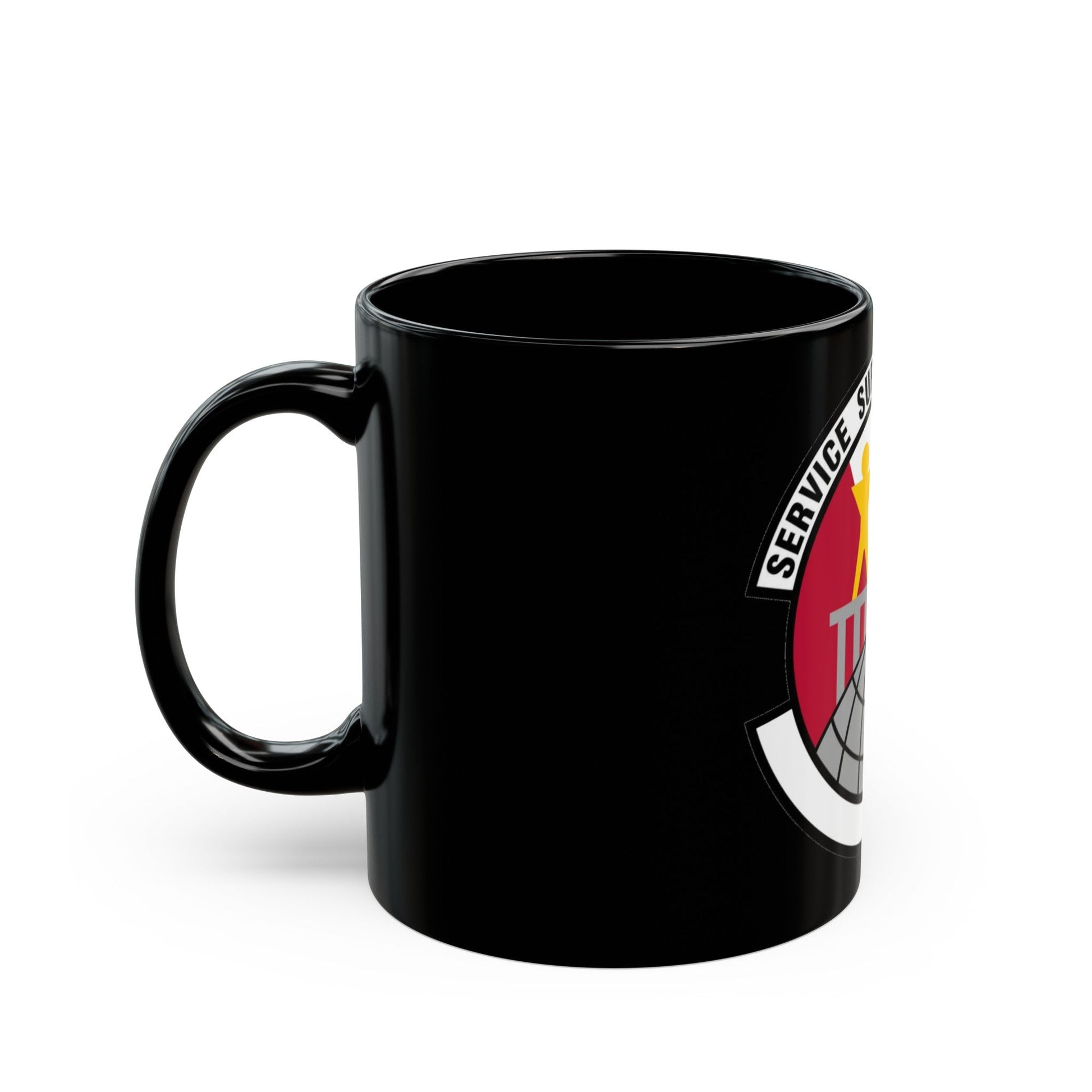 931 Force Support Squadron AFRC (U.S. Air Force) Black Coffee Mug-The Sticker Space