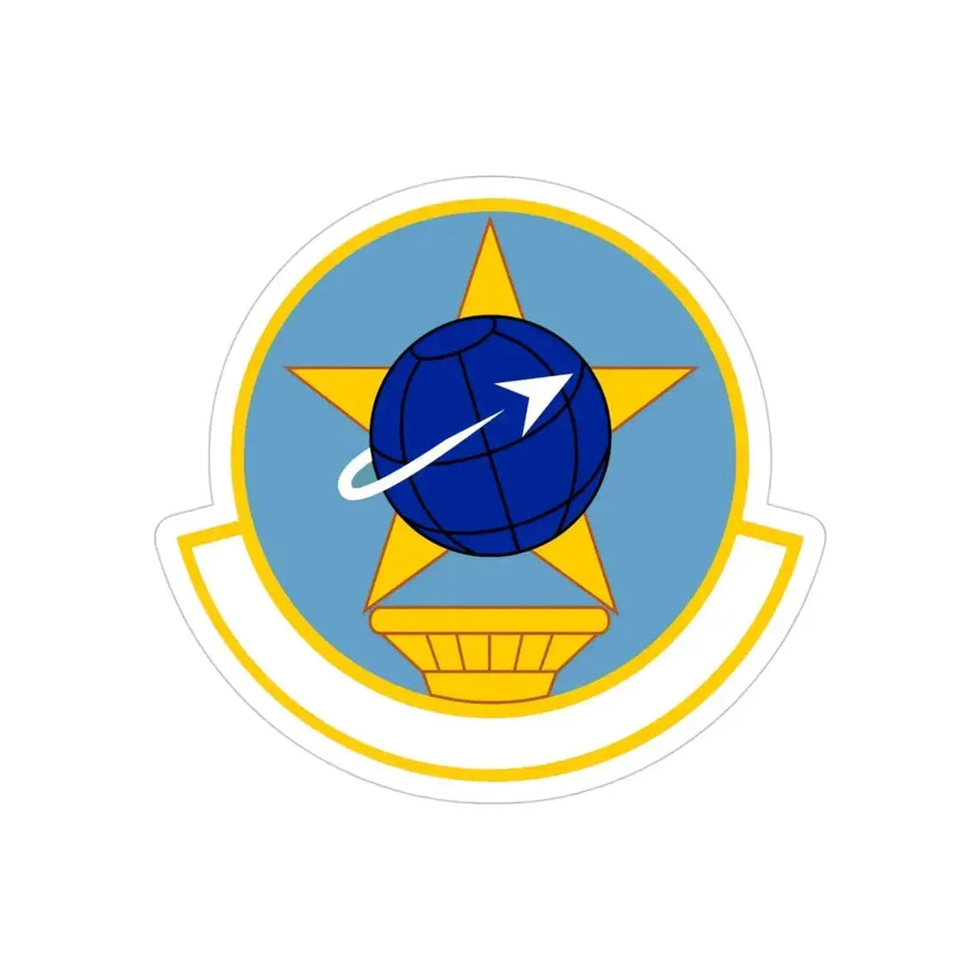 931 Operations Support Squadron AFRC (U.S. Air Force) REVERSE PRINT Transparent Die-Cut STICKER - The Sticker Space