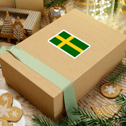 Flag of Oland (Sweden) STICKER Vinyl Kiss-Cut Decal