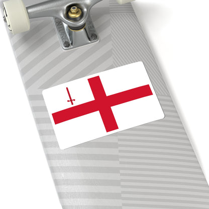 Flag of the City of London (England) STICKER Vinyl Kiss-Cut Decal