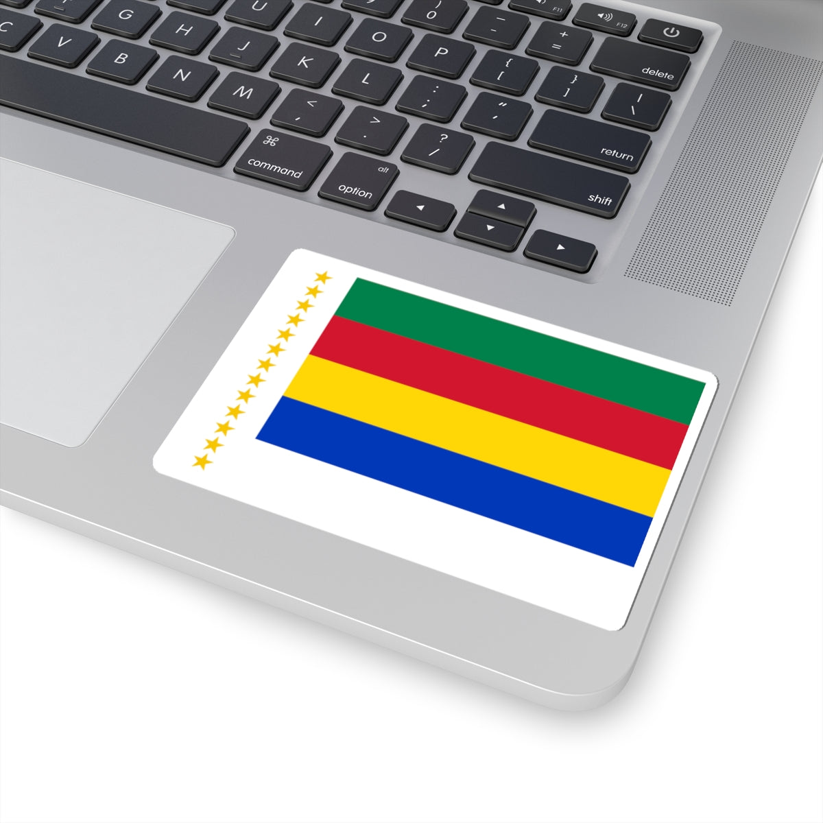 Flag of the State of Souaida state (Syria) STICKER Vinyl Kiss-Cut Decal
