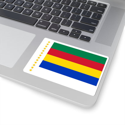 Flag of the State of Souaida state (Syria) STICKER Vinyl Kiss-Cut Decal