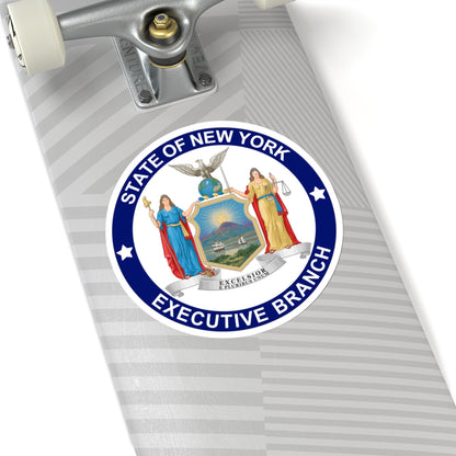 Seal of the Executive Branch of New York - STICKER Vinyl Kiss-Cut Decal