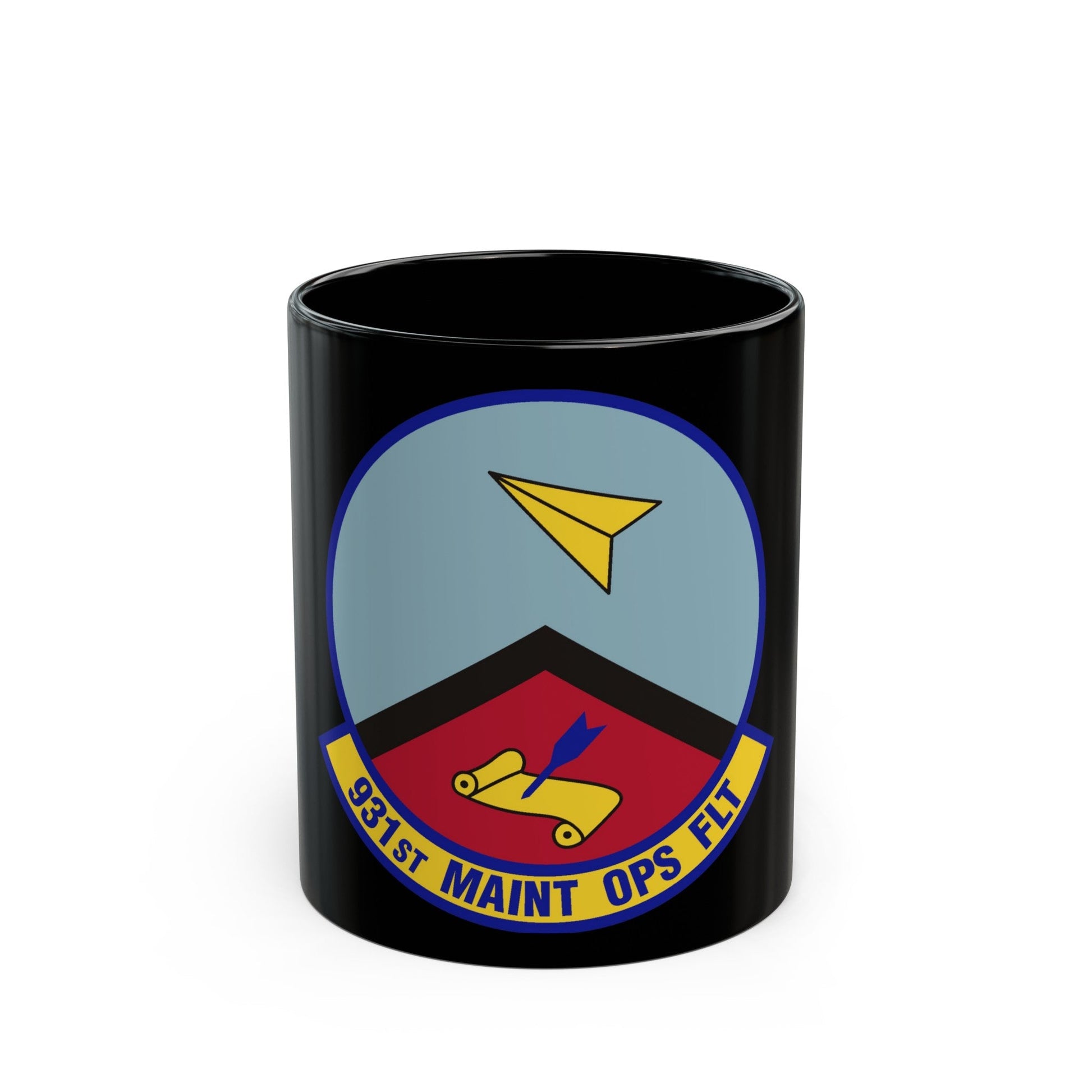 931st Maintenance Operations Flight (U.S. Air Force) Black Coffee Mug-11oz-The Sticker Space