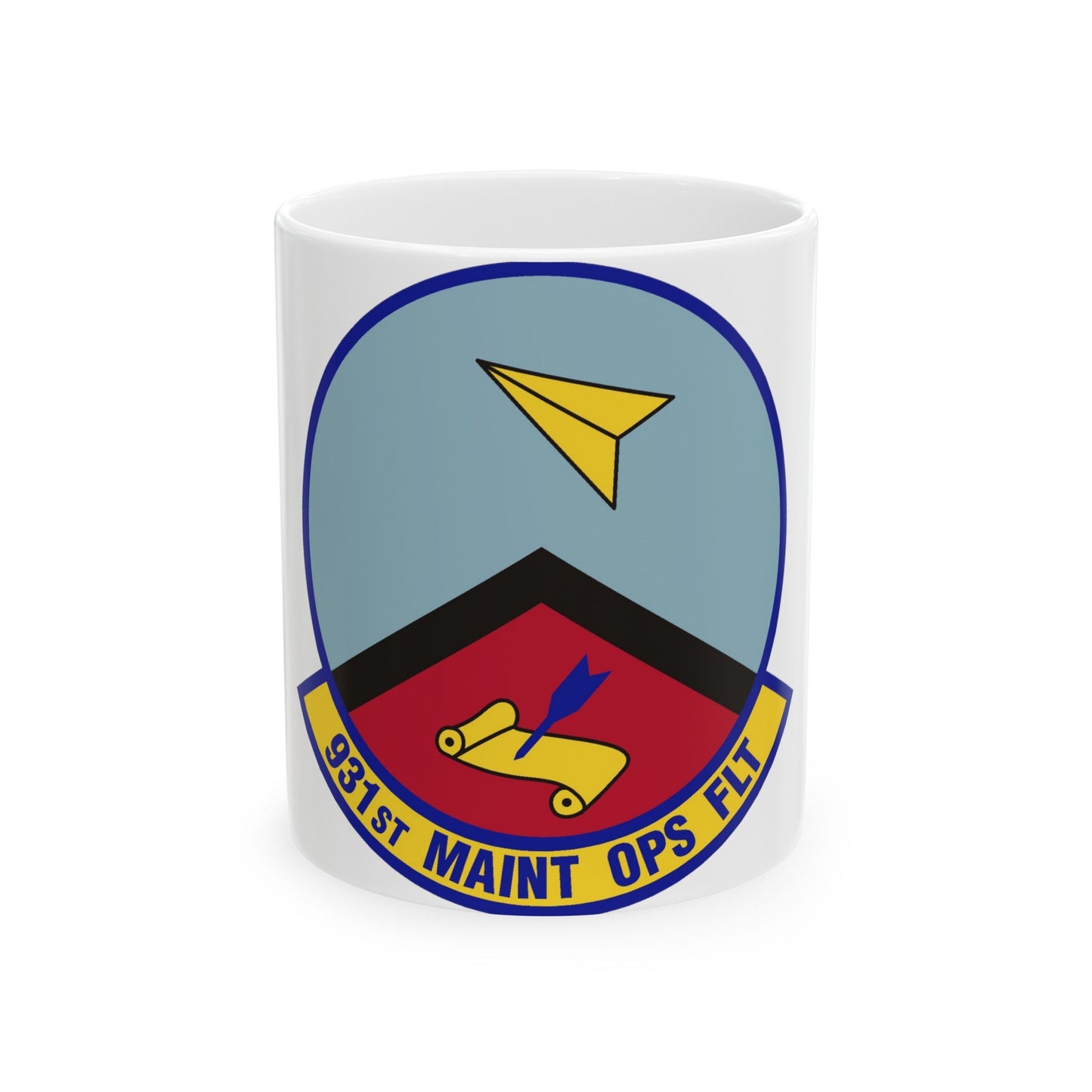 931st Maintenance Operations Flight (U.S. Air Force) White Coffee Mug-11oz-The Sticker Space