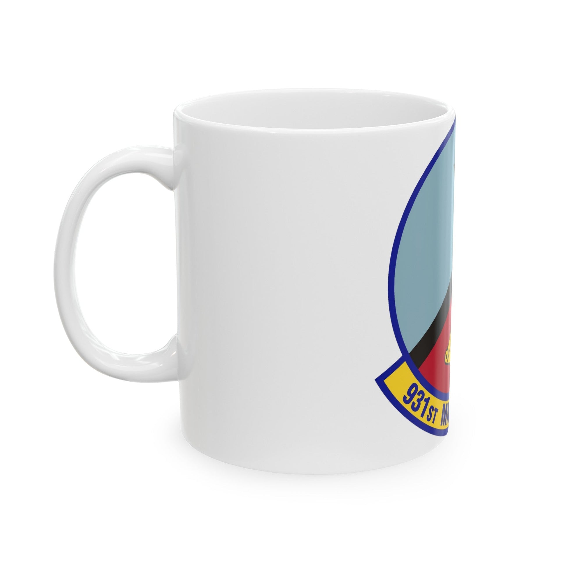 931st Maintenance Operations Flight (U.S. Air Force) White Coffee Mug-The Sticker Space