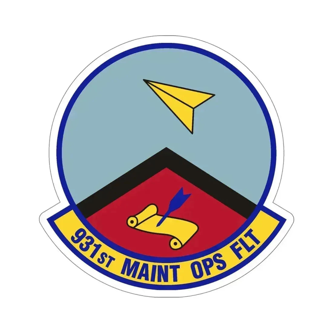 931st Maintenance Operations Flight (U.S. Air Force) STICKER Vinyl Die-Cut Decal 6 Inch - The Sticker Space