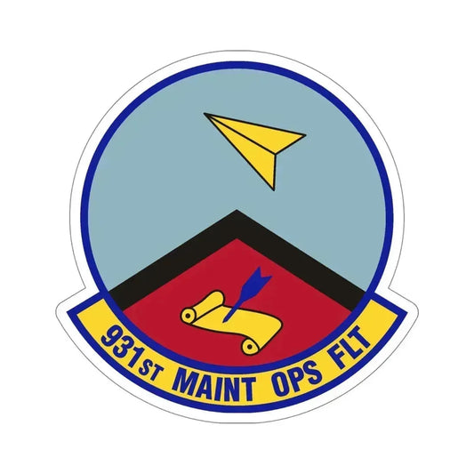 931st Maintenance Operations Flight (U.S. Air Force) STICKER Vinyl Die-Cut Decal 6 Inch - The Sticker Space