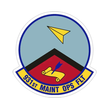 931st Maintenance Operations Flight (U.S. Air Force) STICKER Vinyl Die-Cut Decal - The Sticker Space