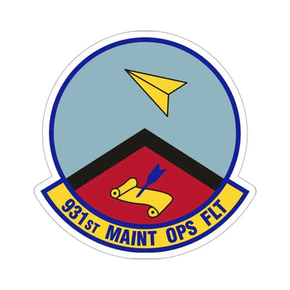 931st Maintenance Operations Flight (U.S. Air Force) STICKER Vinyl Die-Cut Decal - The Sticker Space