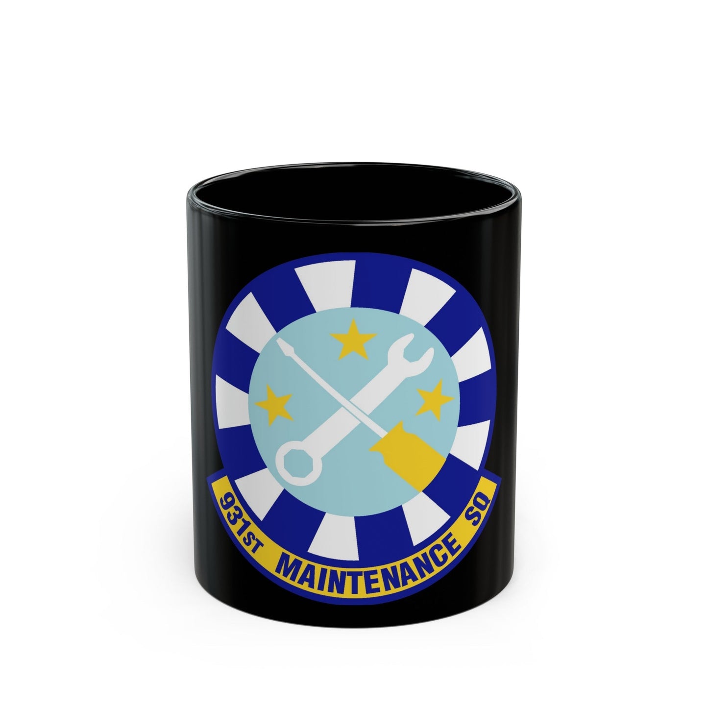 931st Maintenance Squadron (U.S. Air Force) Black Coffee Mug-11oz-The Sticker Space