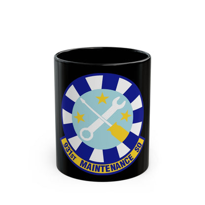 931st Maintenance Squadron (U.S. Air Force) Black Coffee Mug-11oz-The Sticker Space