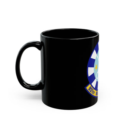 931st Maintenance Squadron (U.S. Air Force) Black Coffee Mug-The Sticker Space