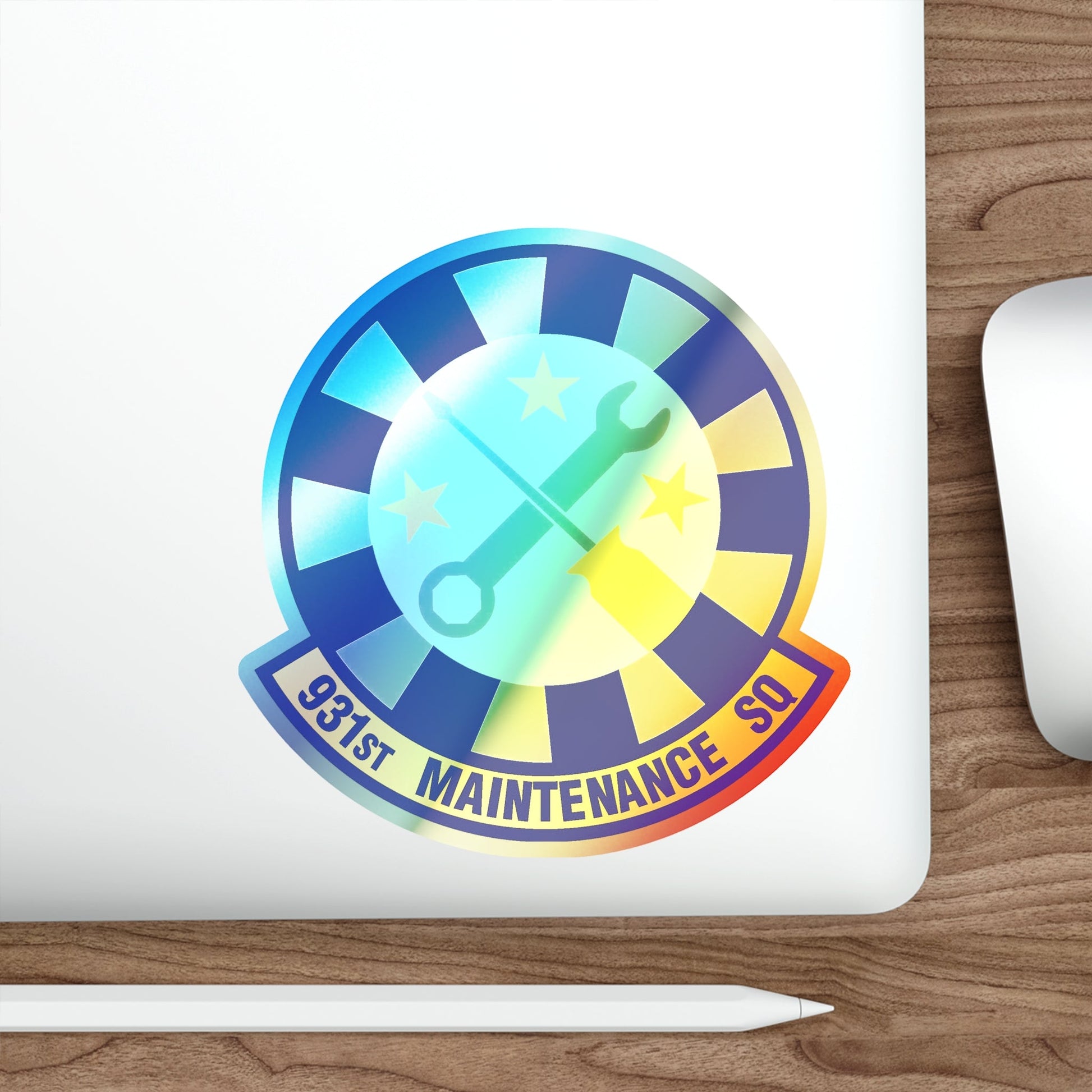 931st Maintenance Squadron (U.S. Air Force) Holographic STICKER Die-Cut Vinyl Decal-The Sticker Space