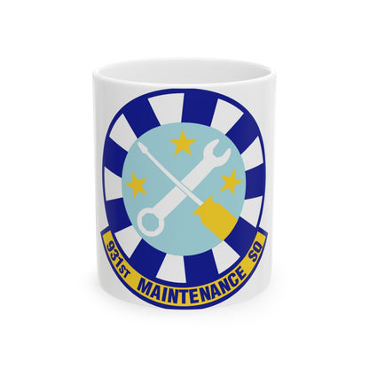 931st Maintenance Squadron (U.S. Air Force) White Coffee Mug-11oz-The Sticker Space