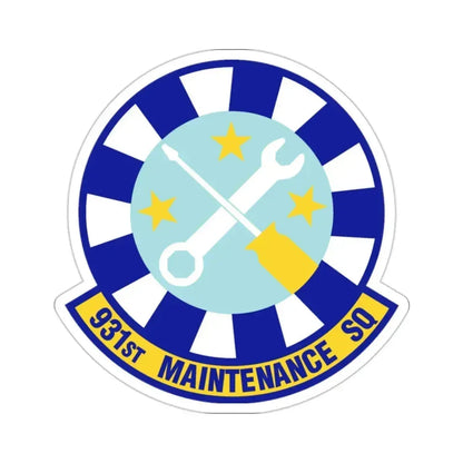 931st Maintenance Squadron (U.S. Air Force) STICKER Vinyl Die-Cut Decal 2 Inch - The Sticker Space