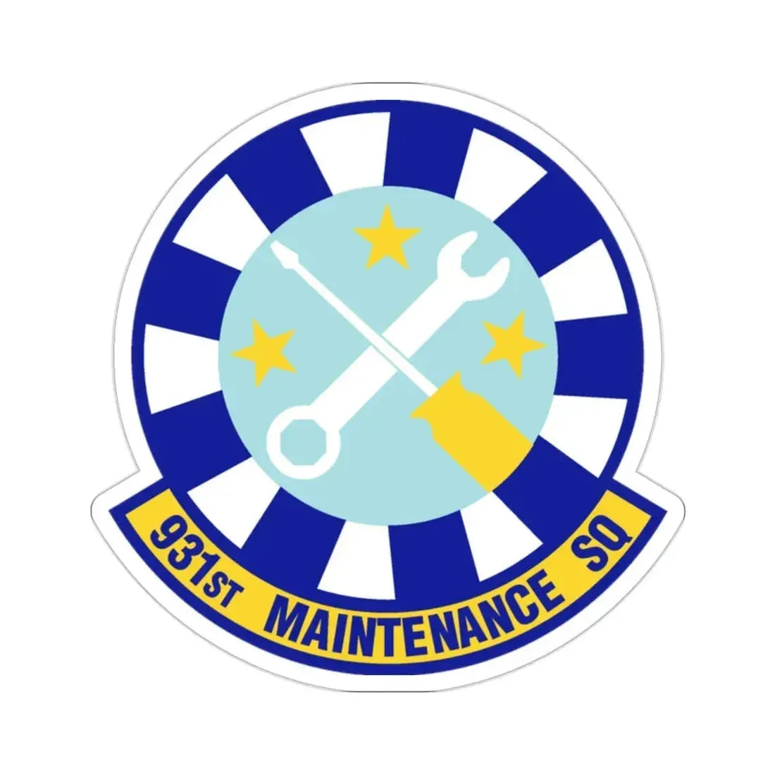 931st Maintenance Squadron (U.S. Air Force) STICKER Vinyl Die-Cut Decal 2 Inch - The Sticker Space