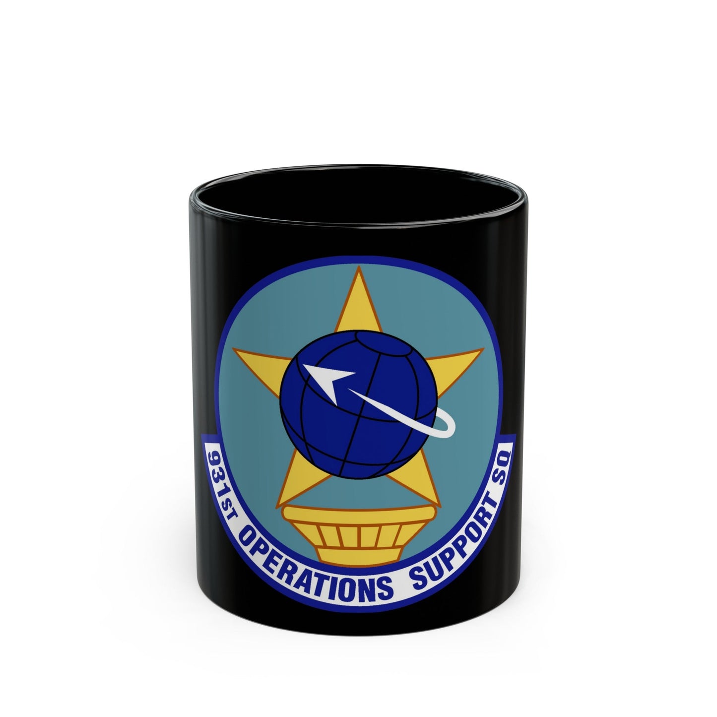 931st Operations Support Squadron (U.S. Air Force) Black Coffee Mug-11oz-The Sticker Space