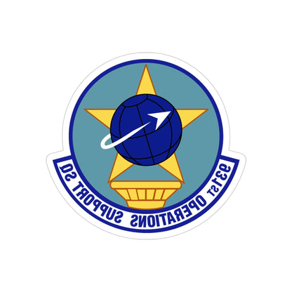 931st Operations Support Squadron (U.S. Air Force) REVERSE PRINT Transparent STICKER-4 Inch-The Sticker Space