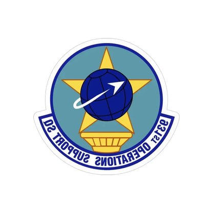 931st Operations Support Squadron (U.S. Air Force) REVERSE PRINT Transparent Die-Cut STICKER - The Sticker Space