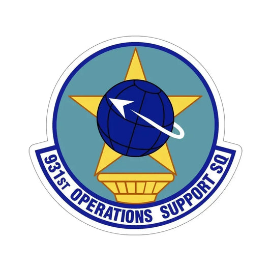 931st Operations Support Squadron (U.S. Air Force) STICKER Vinyl Die-Cut Decal 6 Inch - The Sticker Space