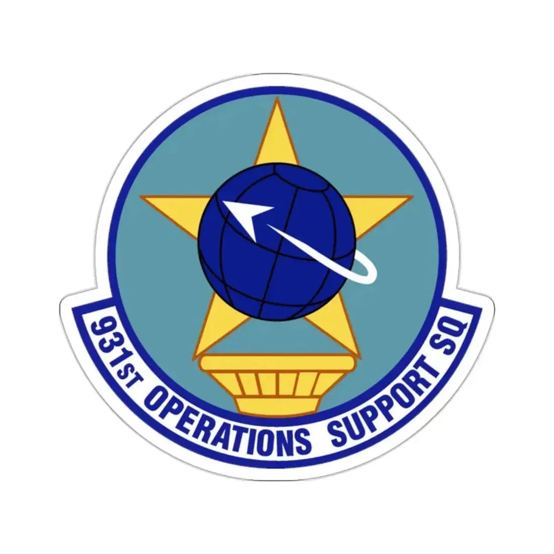 931st Operations Support Squadron (U.S. Air Force) STICKER Vinyl Kiss-Cut Decal - The Sticker Space