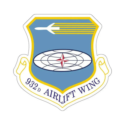 932 Airlift Wing AFRC (U.S. Air Force) STICKER Vinyl Kiss-Cut Decal 6 Inch White - The Sticker Space