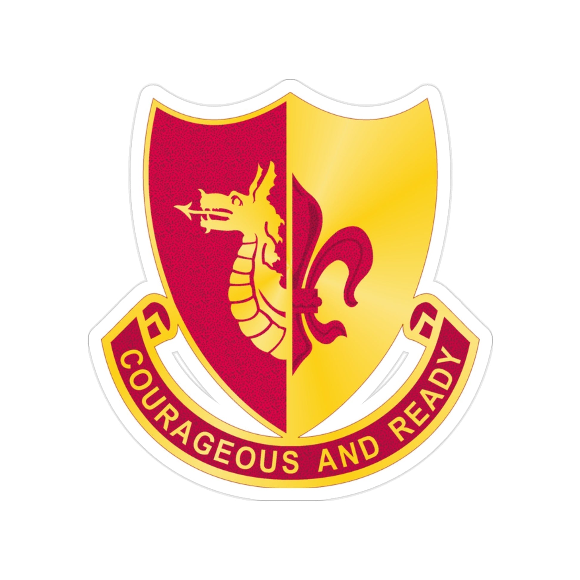 932 Field Artillery Battalion (U.S. Army) Transparent STICKER Die-Cut Vinyl Decal-2 Inch-The Sticker Space