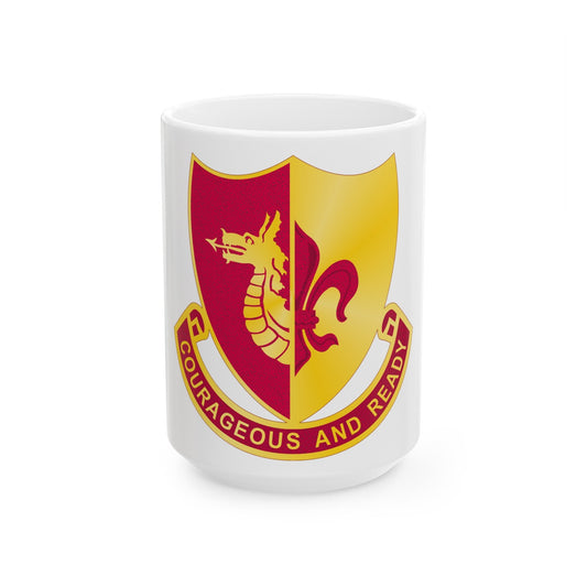 932 Field Artillery Battalion (U.S. Army) White Coffee Mug-15oz-The Sticker Space