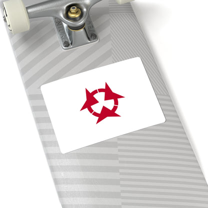 Flag of Oita Prefecture (Japan) STICKER Vinyl Kiss-Cut Decal