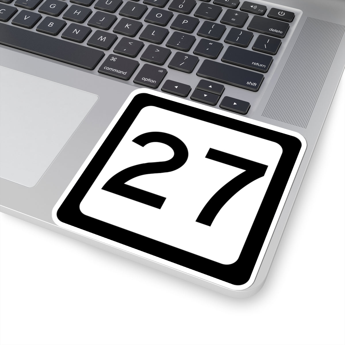 WV-27 (Virginia) (Road Sign) STICKER Vinyl Kiss-Cut Decal