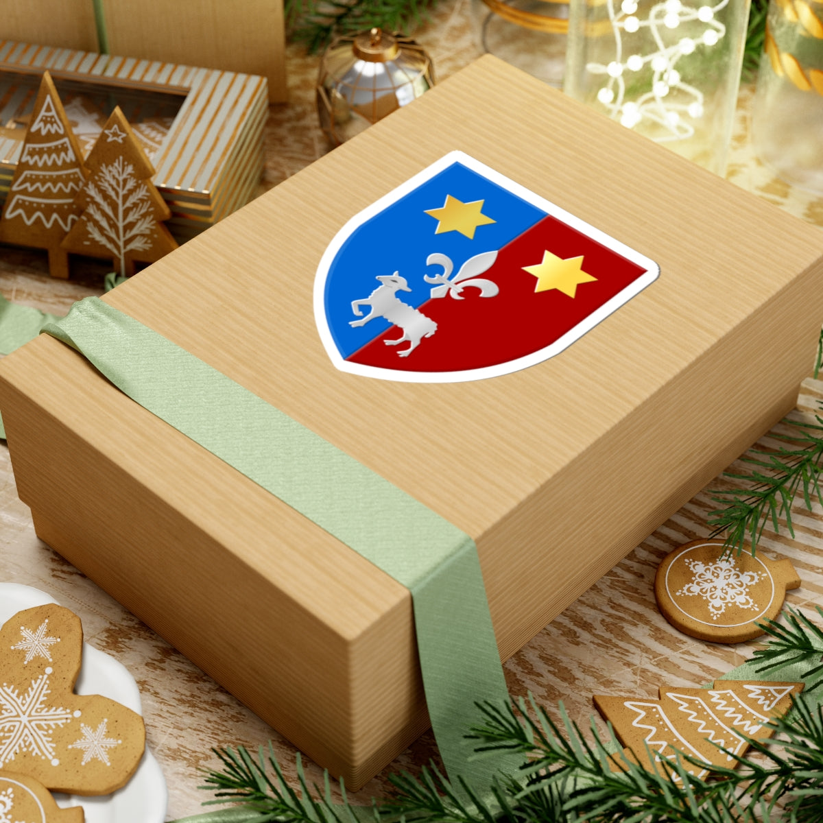 Baard wapen (Netherlands) (Coat of Arms) STICKER Vinyl Kiss-Cut Decal