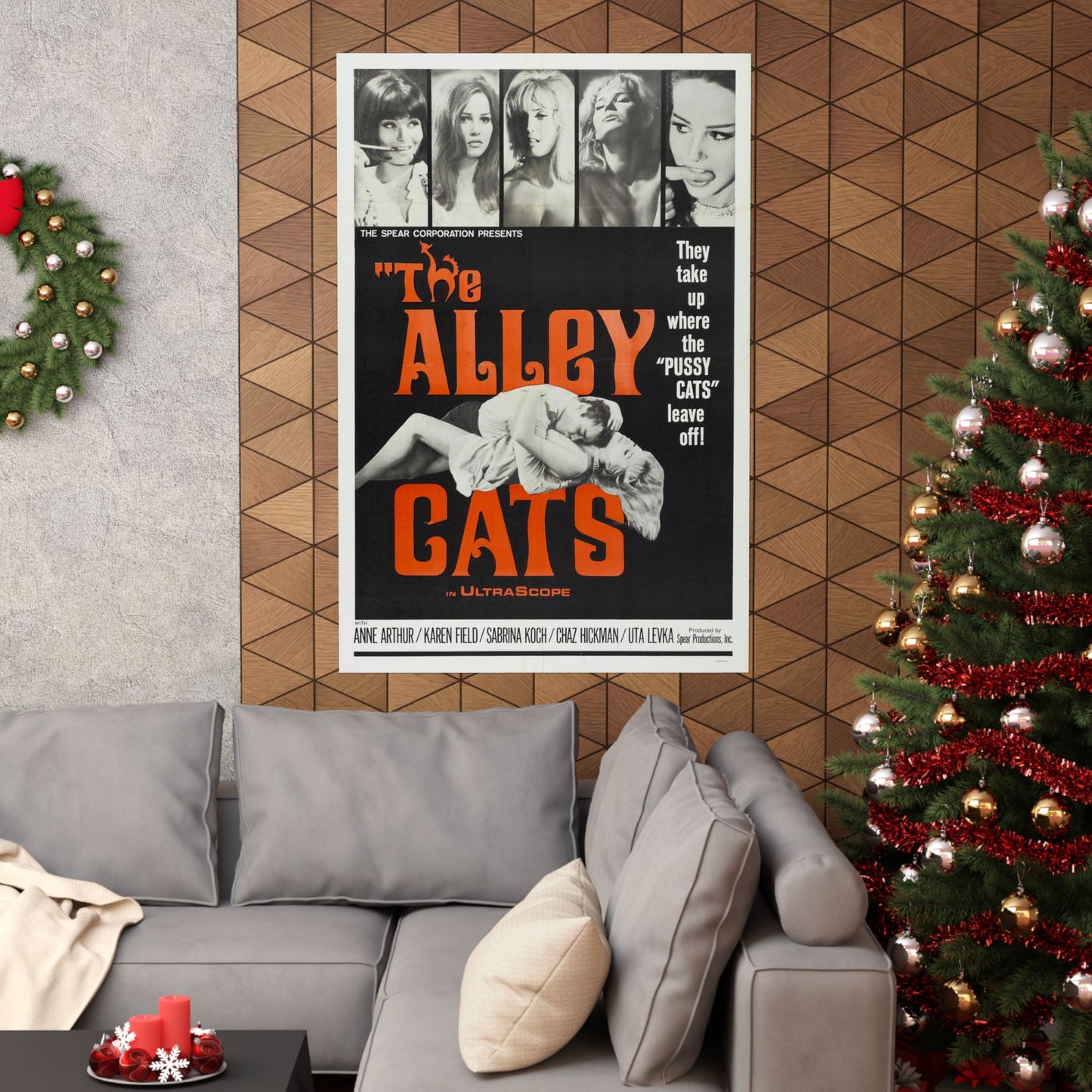 THE ALLEY CATS 1966 - Paper Movie Poster