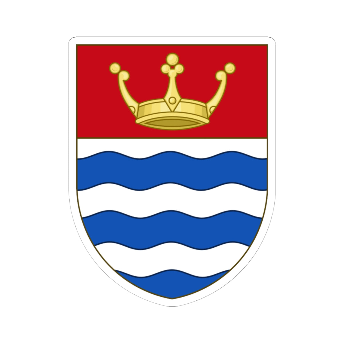 Arms of the Council of Greater London (England) (Coat of Arms) STICKER Vinyl Kiss-Cut Decal