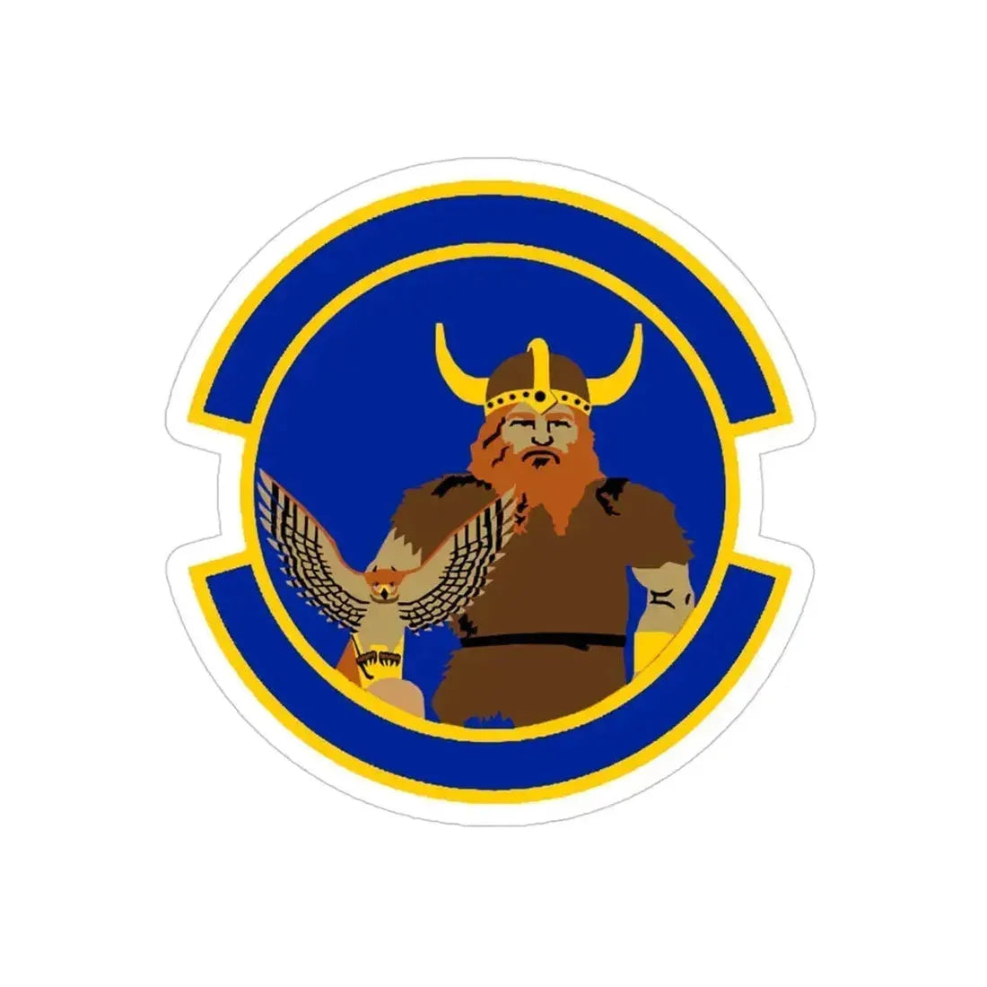 934 Operations Support Squadron AFRC (U.S. Air Force) REVERSE PRINT Transparent Die-Cut STICKER 4 Inch Die-Cut Transparent - The Sticker Space