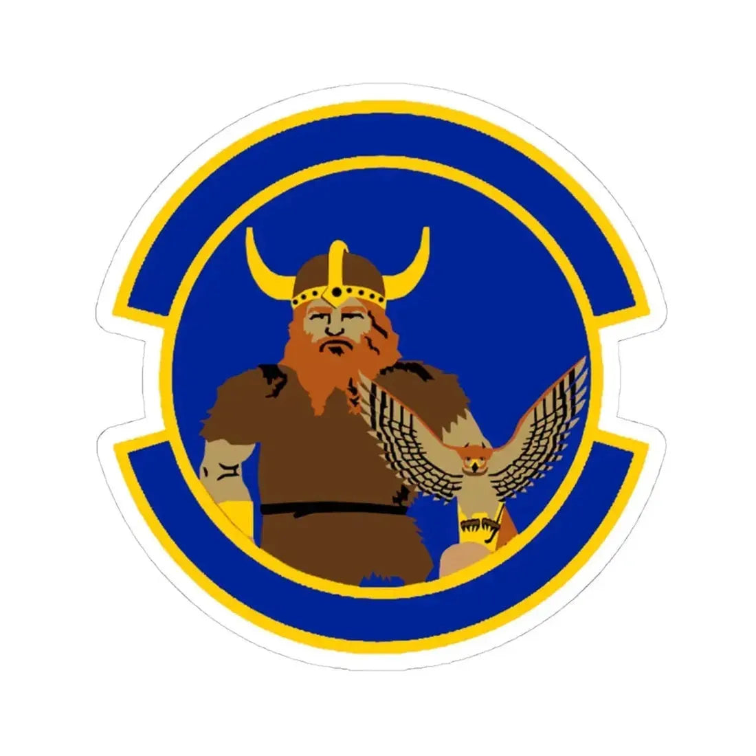 934 Operations Support Squadron AFRC (U.S. Air Force) STICKER Vinyl Kiss-Cut Decal 4 Inch White - The Sticker Space