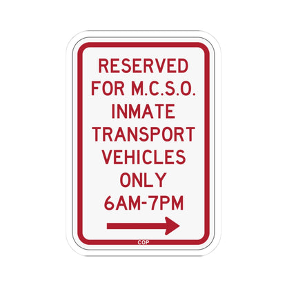 PBOT Road sign P4125R (Oregon) (Road Sign) STICKER Vinyl Kiss-Cut Decal