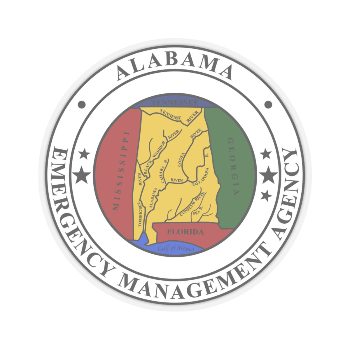 Alabama Emergency Management Agency - STICKER Vinyl Kiss-Cut Decal